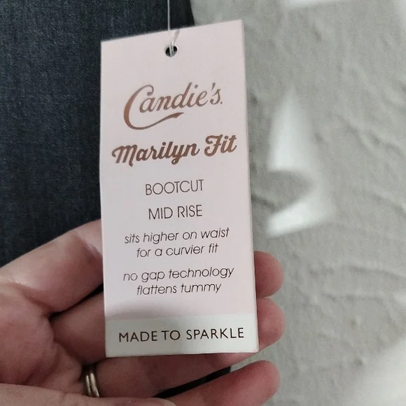 Candie's Gray Dress Pants Size 11 BRAND NEW With Tags - Picture 7 of 16